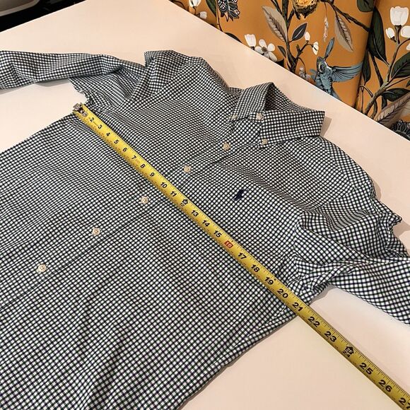 Ralph Lauren Gingham Plaid Shirt Men's Button down Size Small Long Sleeve - Picture 6 of 7